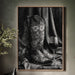cowboy boots with a glass of wine hanging over cabinet 