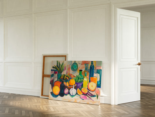 Citrus Dreams In Glass And Green