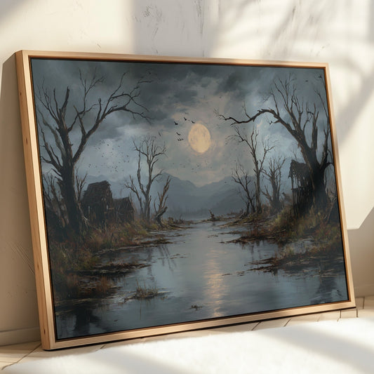 Moonlit Reflections on Forgotten Lands