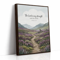 The Lord Is My Strength: Highland Heather Path