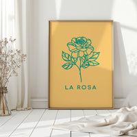 Turquoise Petals Dance Through Amber