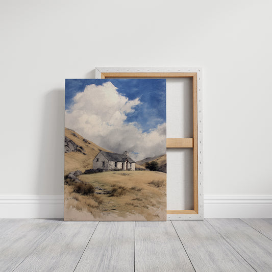 Cottage in the Highland Grass
