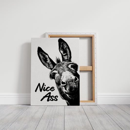 Nice Ass Donkey Humor Print