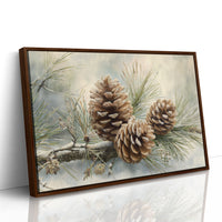 Winter Pinecones Share Gentle Stories