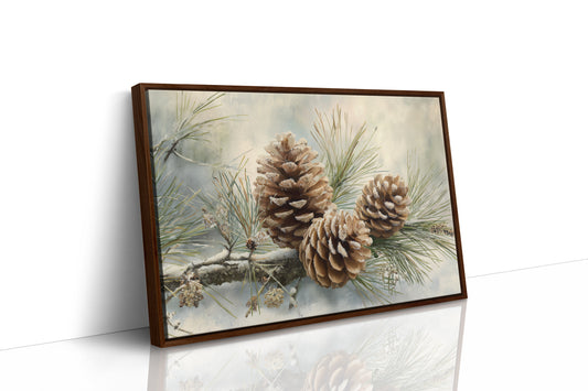 Winter Pinecones Share Gentle Stories