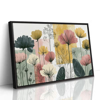 Poppy Silhouettes, Color Block Fields