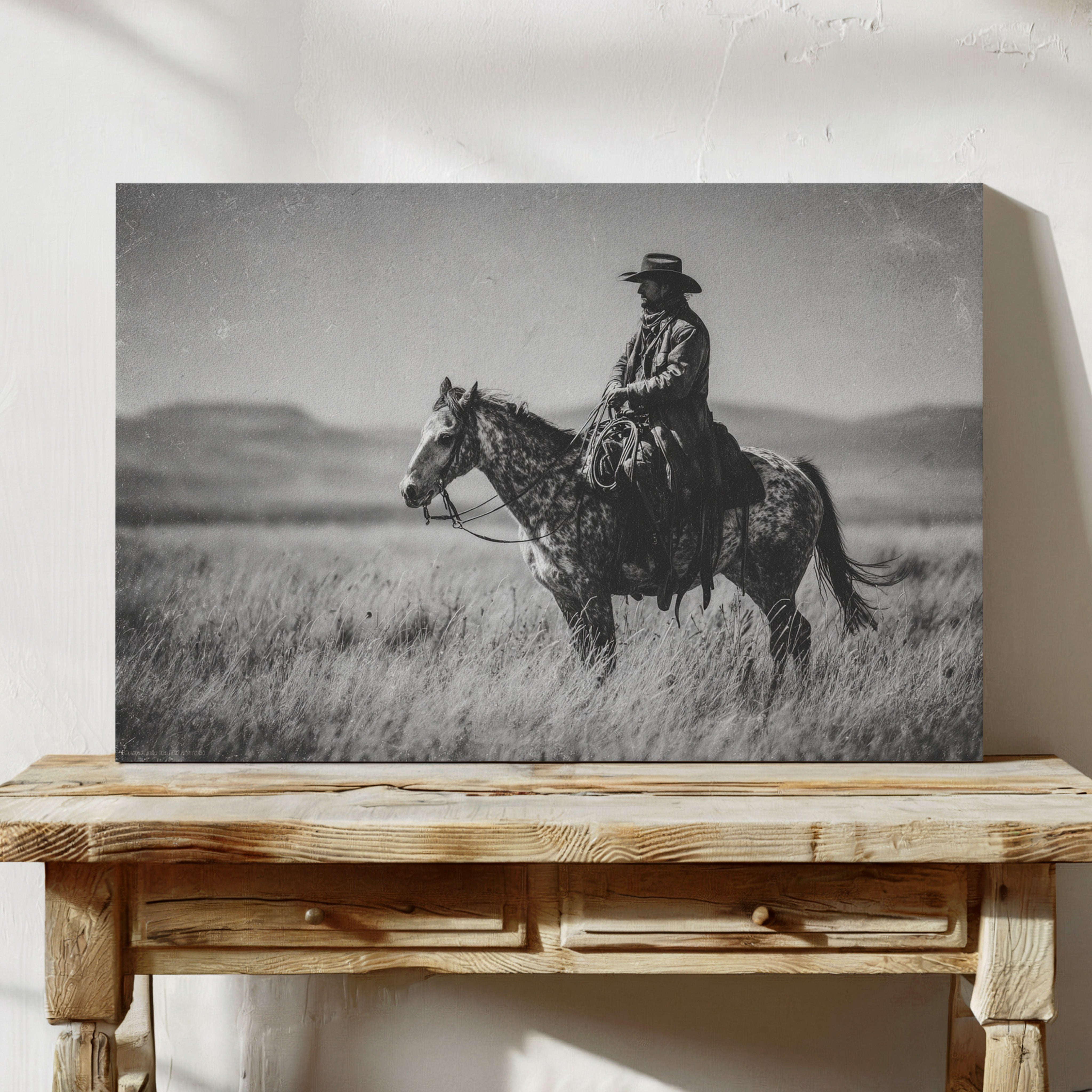 Prairie Dawn Rides Speckled Grace