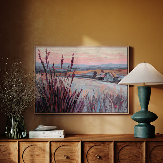 Fields Bathed in Blush