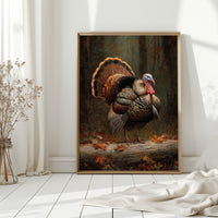 Autumn's Wild Turkey Stands Proud
