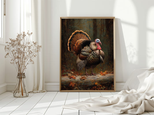 Autumn's Wild Turkey Stands Proud