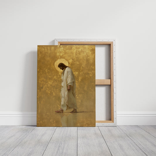 Golden Light Upon Humble Steps