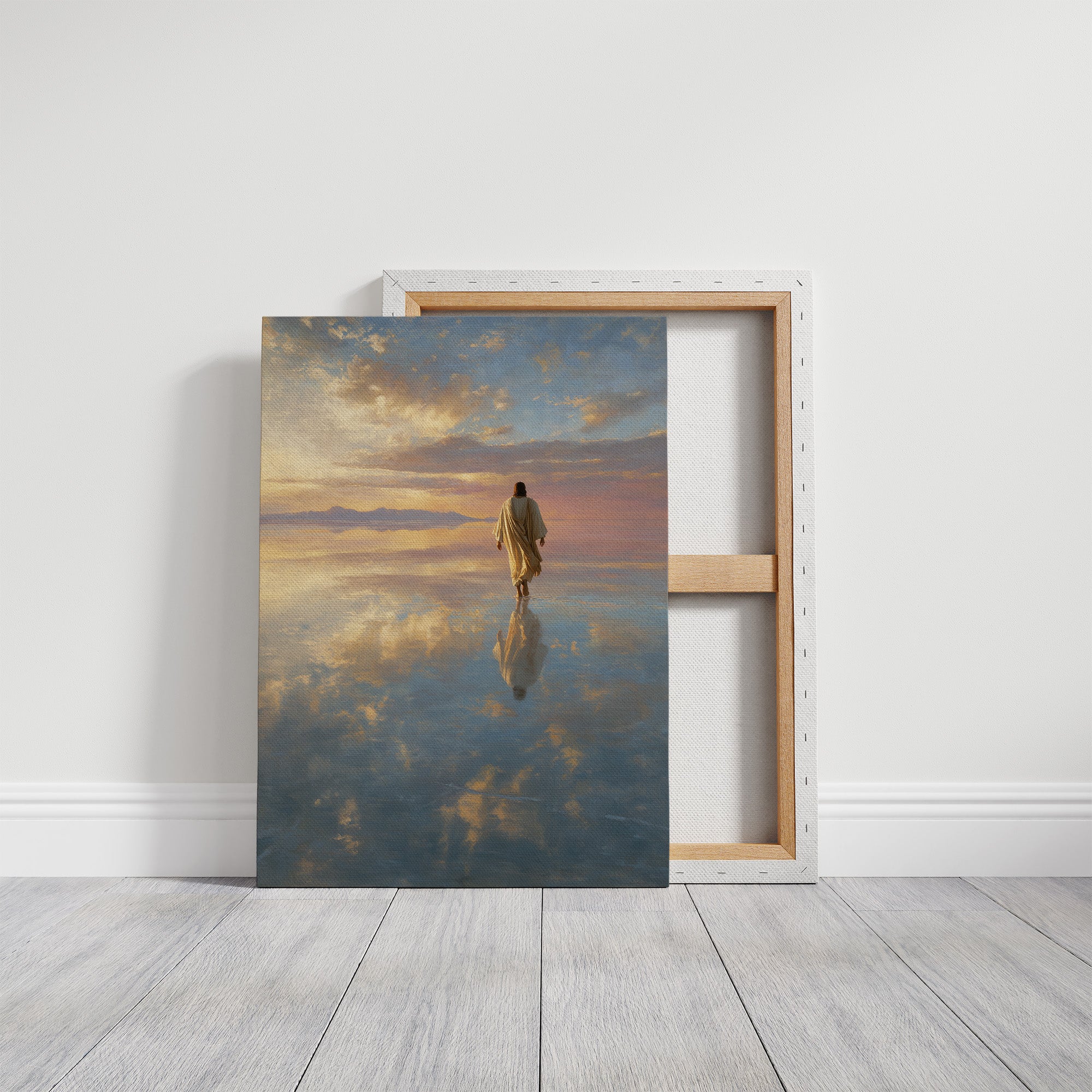 Celestial Footsteps Upon Sacred Waters