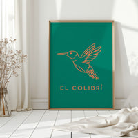 Coral Wings Dance Through Emerald Skies