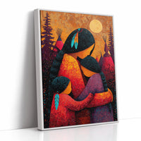 Embrace Beneath the Harvest Moon