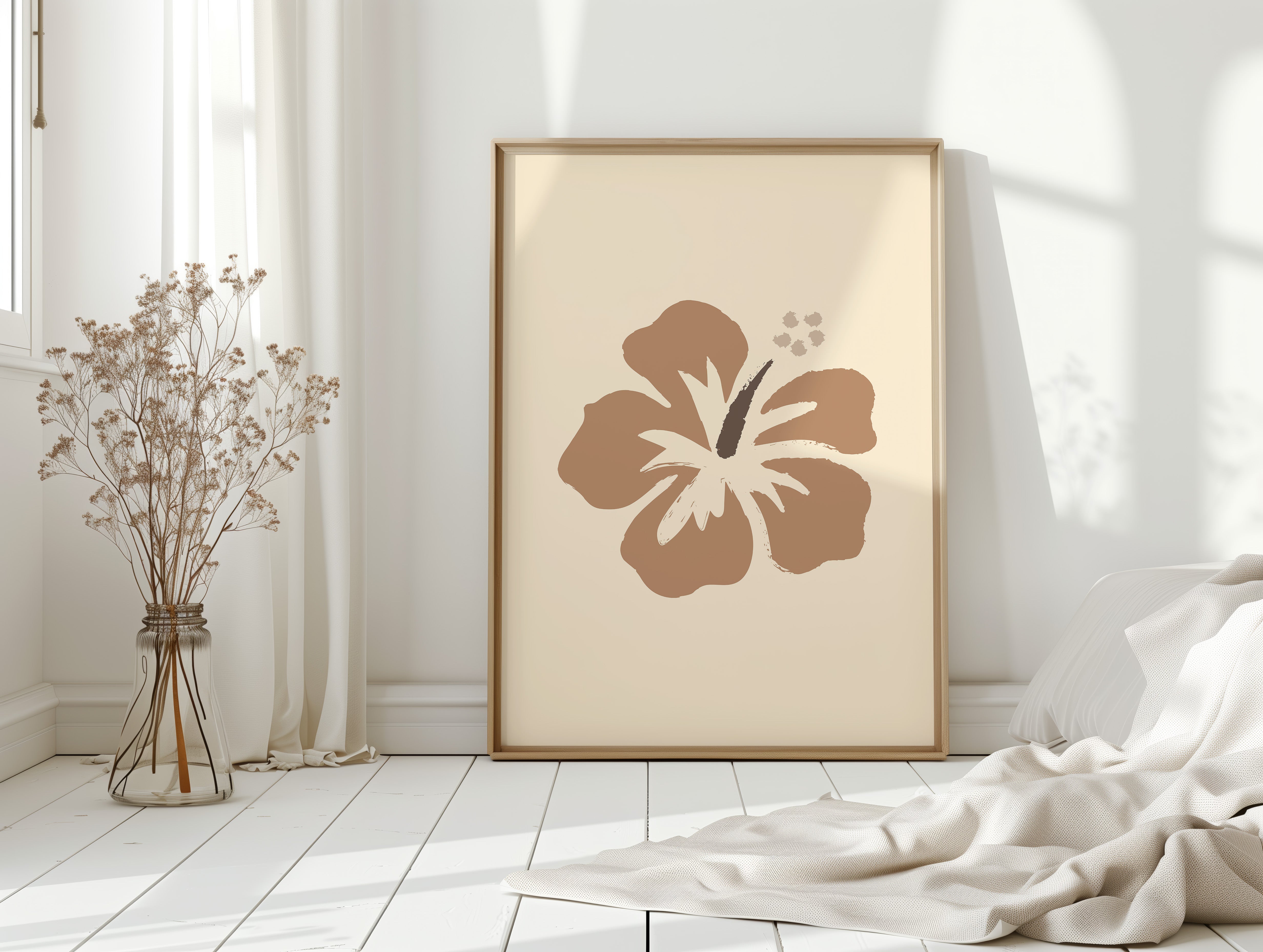 Gentle Petals Dance In Bronze