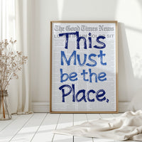 Blue Letters Find Their Home