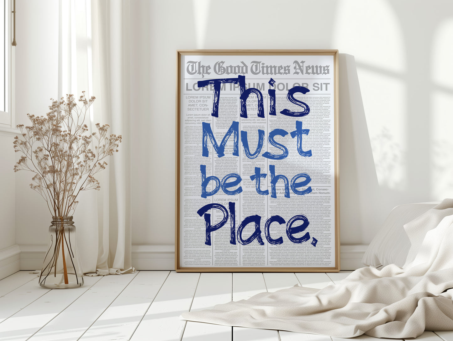 Blue Letters Find Their Home