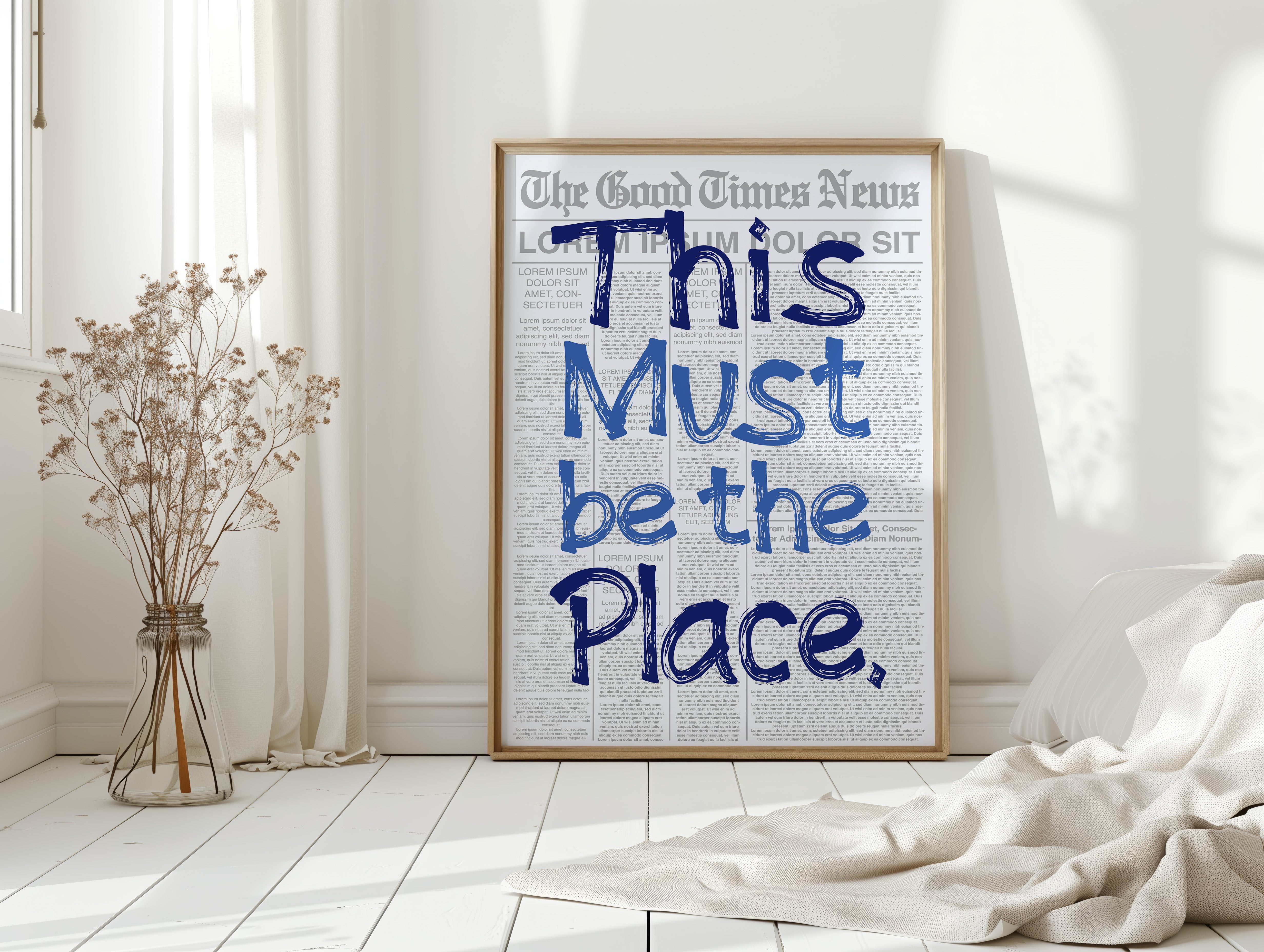 Blue Letters Find Their Home