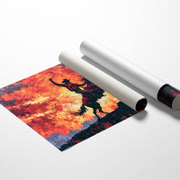 Lasso Under a Burning Sky