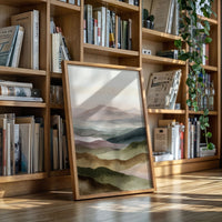 Mountains Breathe in Gentle Hues