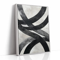 Bold Curves Dance In Monochrome