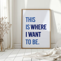 Blue Letters Paint Tomorrow's Promise
