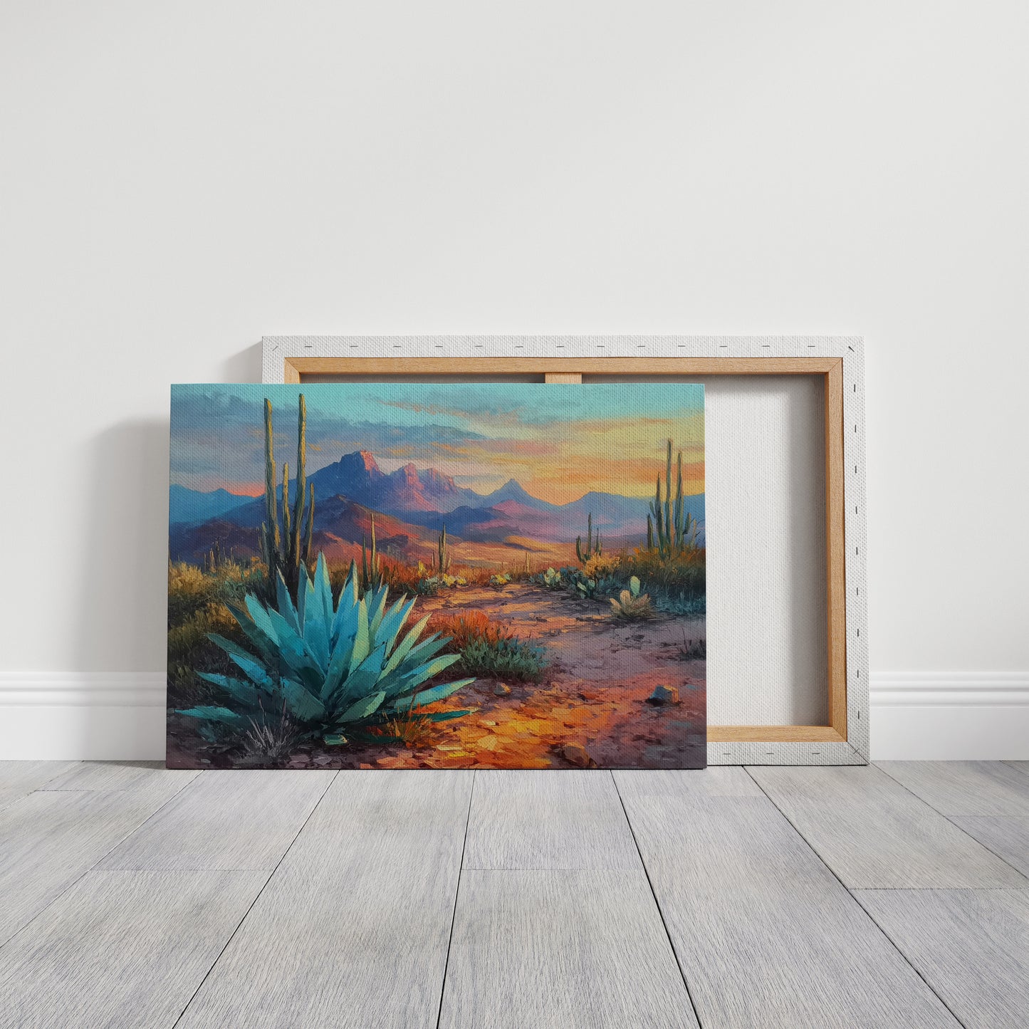 Blue Agave Greets Desert Dawn