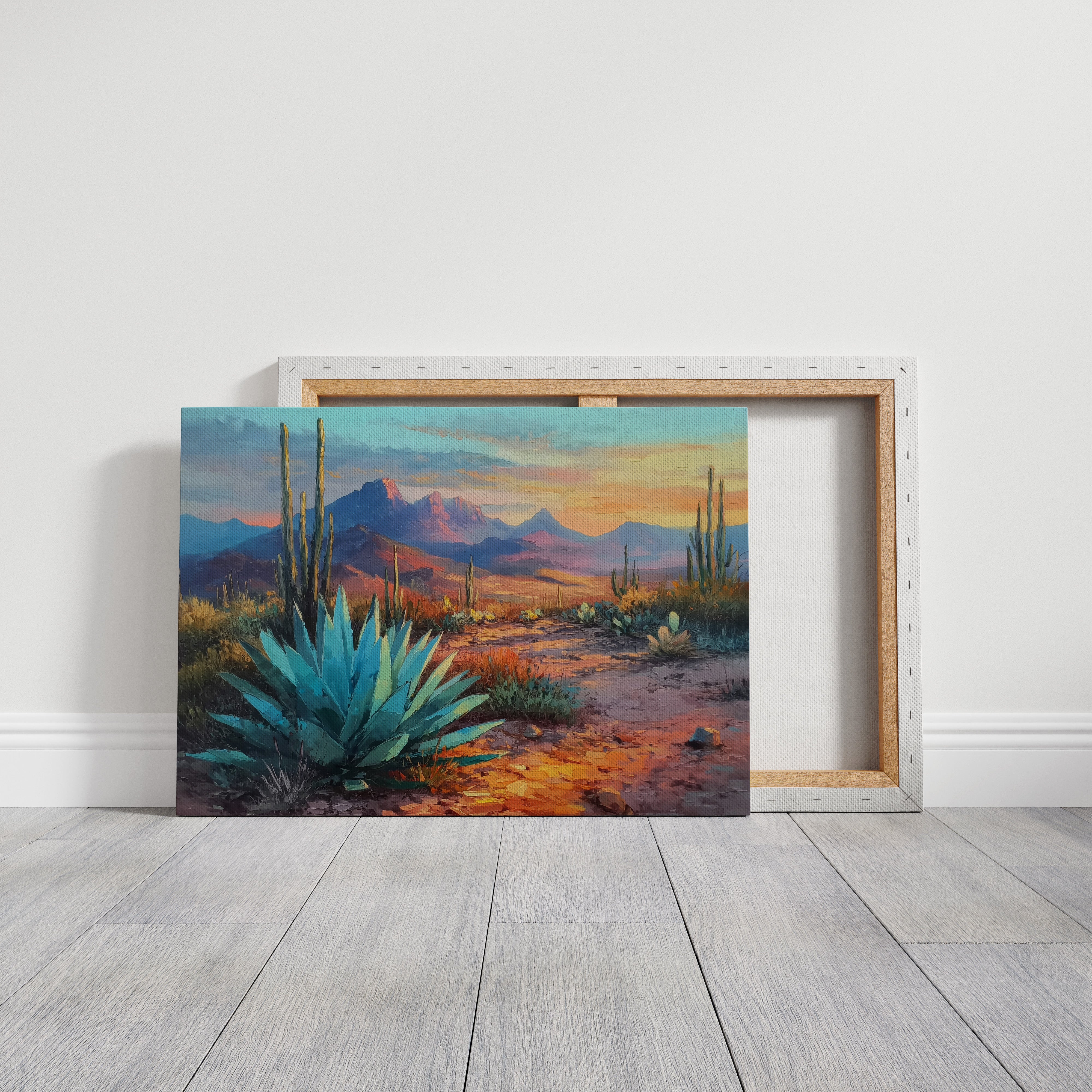 Blue Agave Greets Desert Dawn