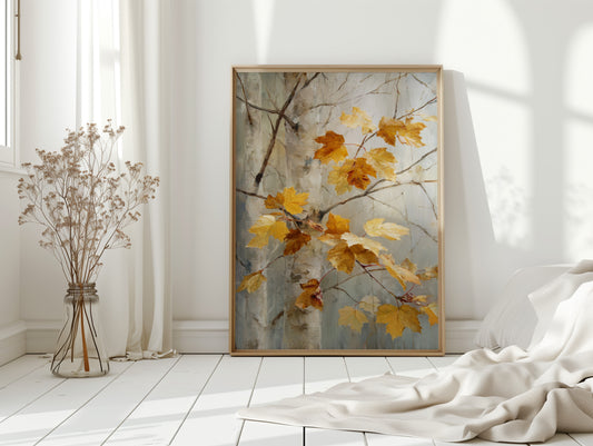 Autumn Light Catches Golden Wings