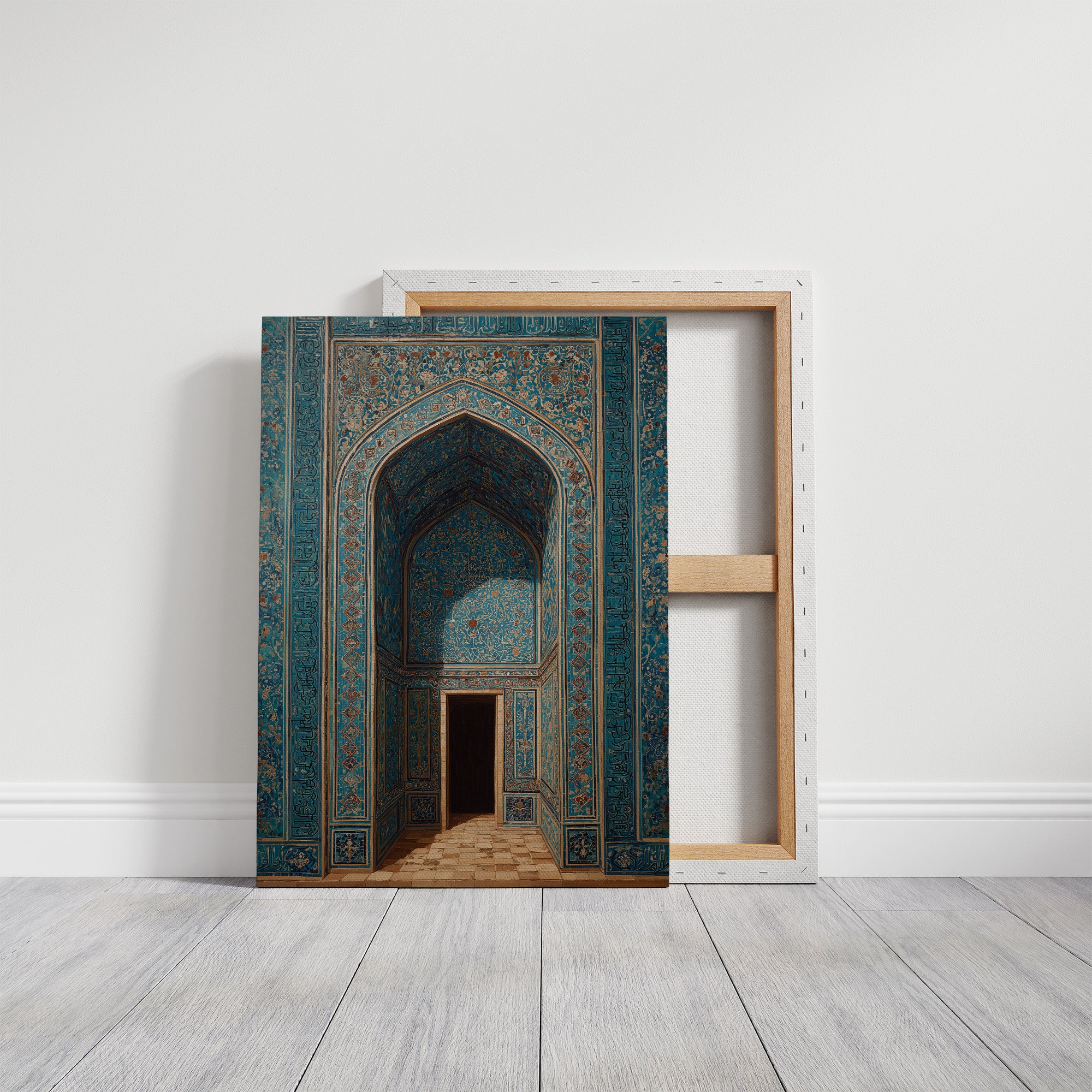 Turquoise Prayers Written In Gold