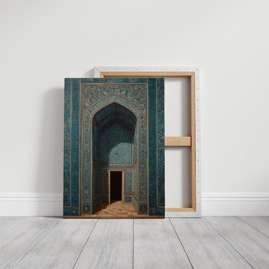 Turquoise Prayers Written In Gold