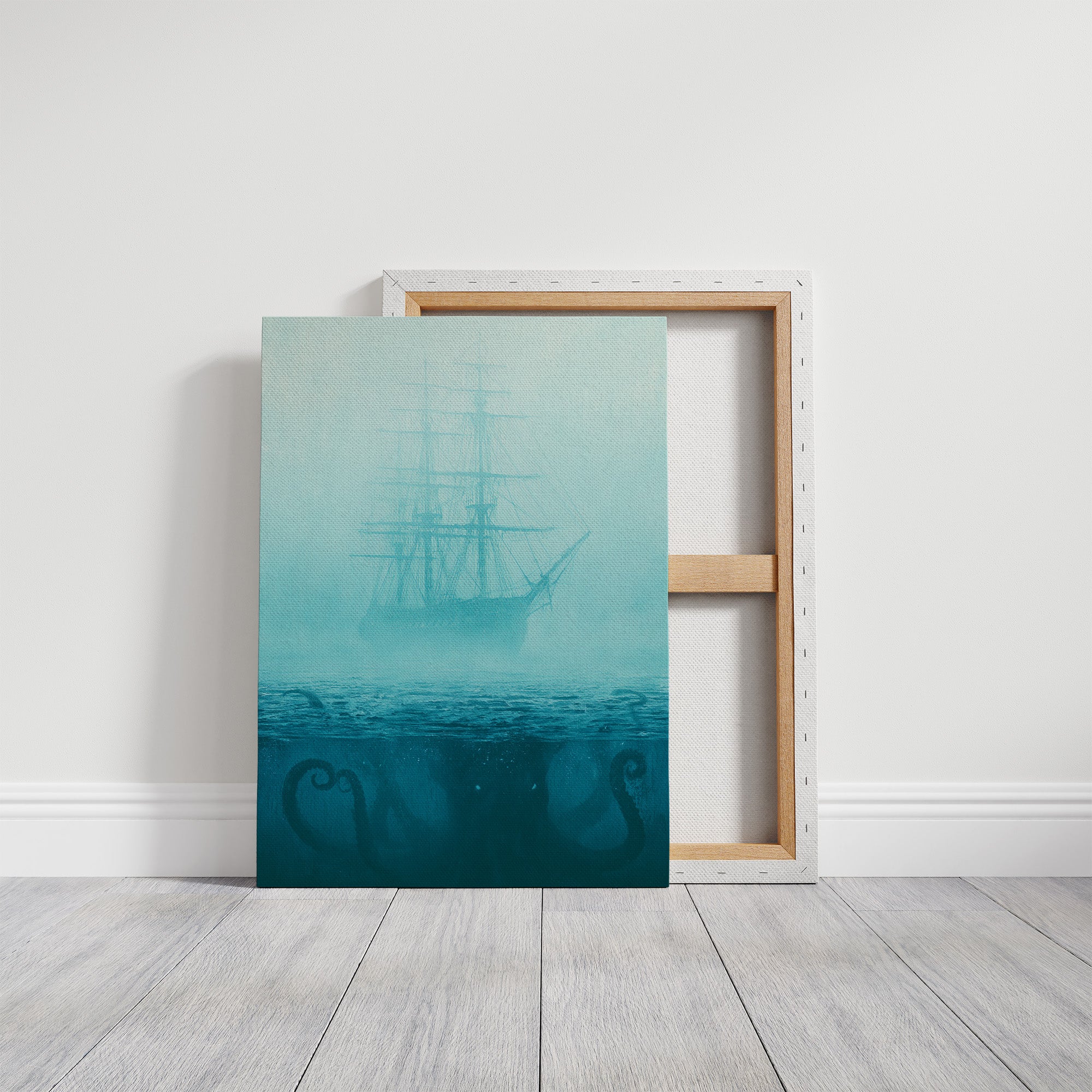 Ghost Ship Adrift Above the Kraken's Reach