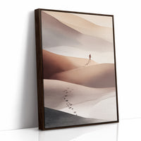 Solitary Journey Through Sand Waves