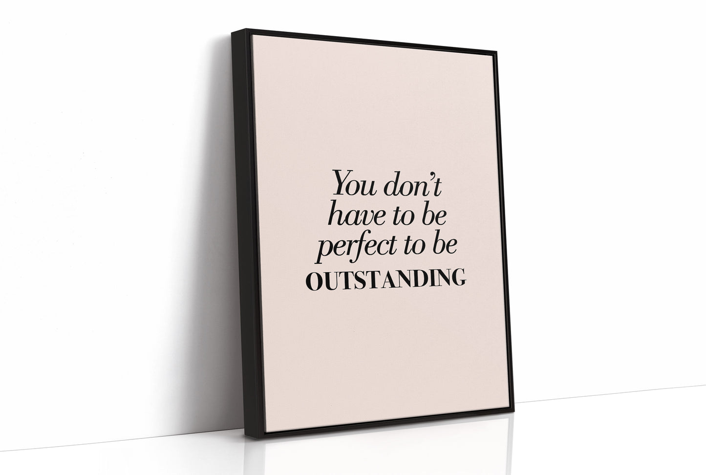 You Don’t Have to Be Perfect to Be Outstanding