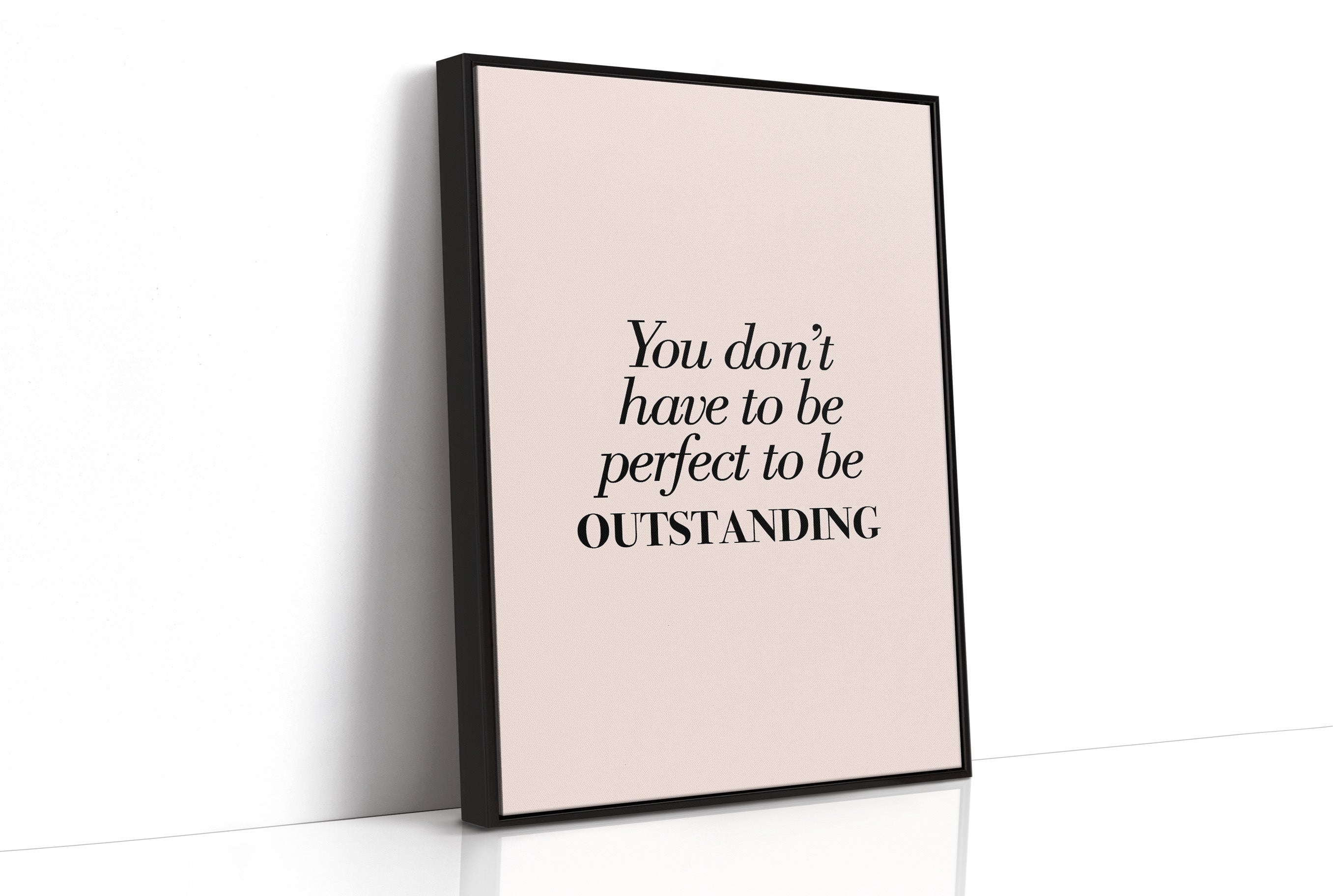You Don’t Have to Be Perfect to Be Outstanding