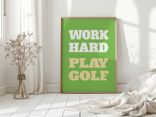 Life Balances On Green Fairways
