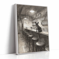 Beneath The Bar's Gentle Glow