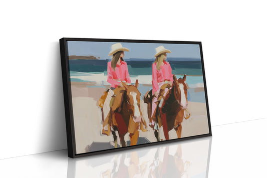 Sisters Riding the Coastal Breeze