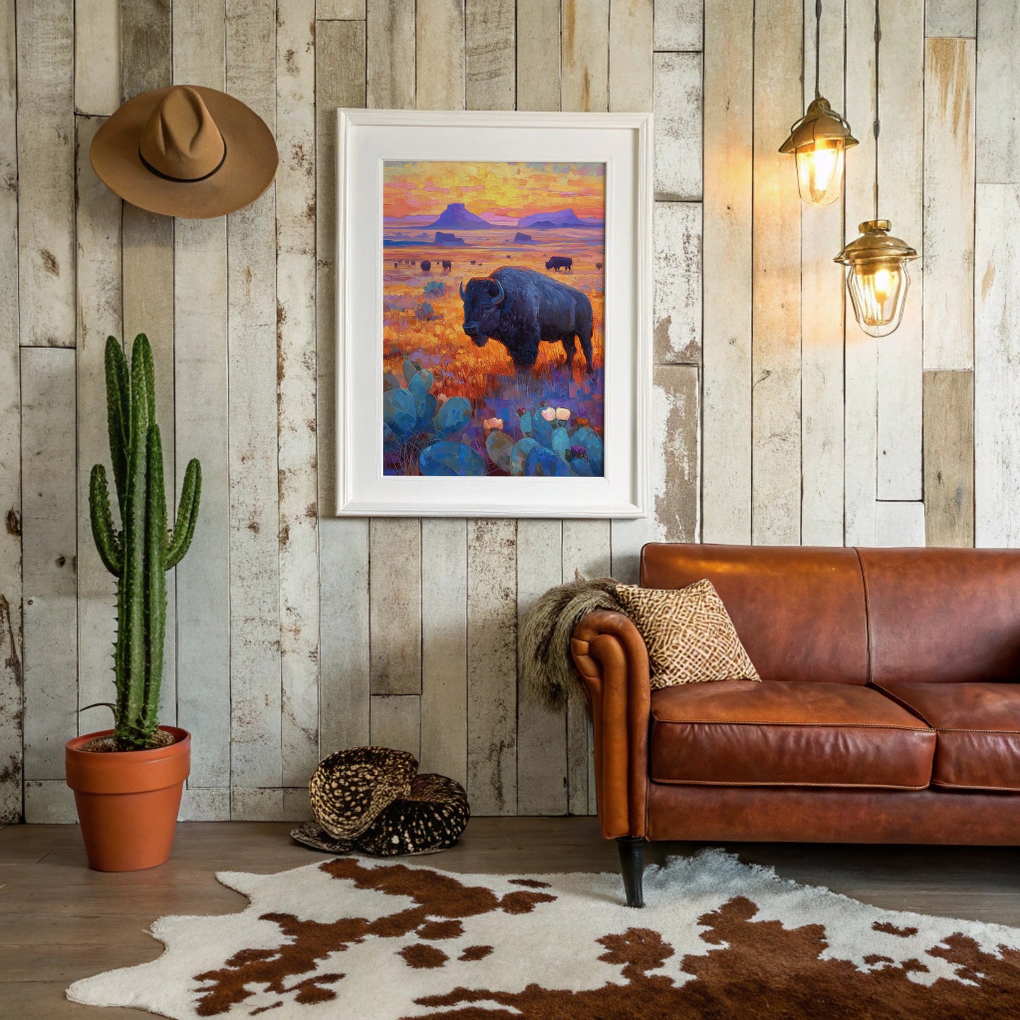 Prairie Bison Paint Golden Hours