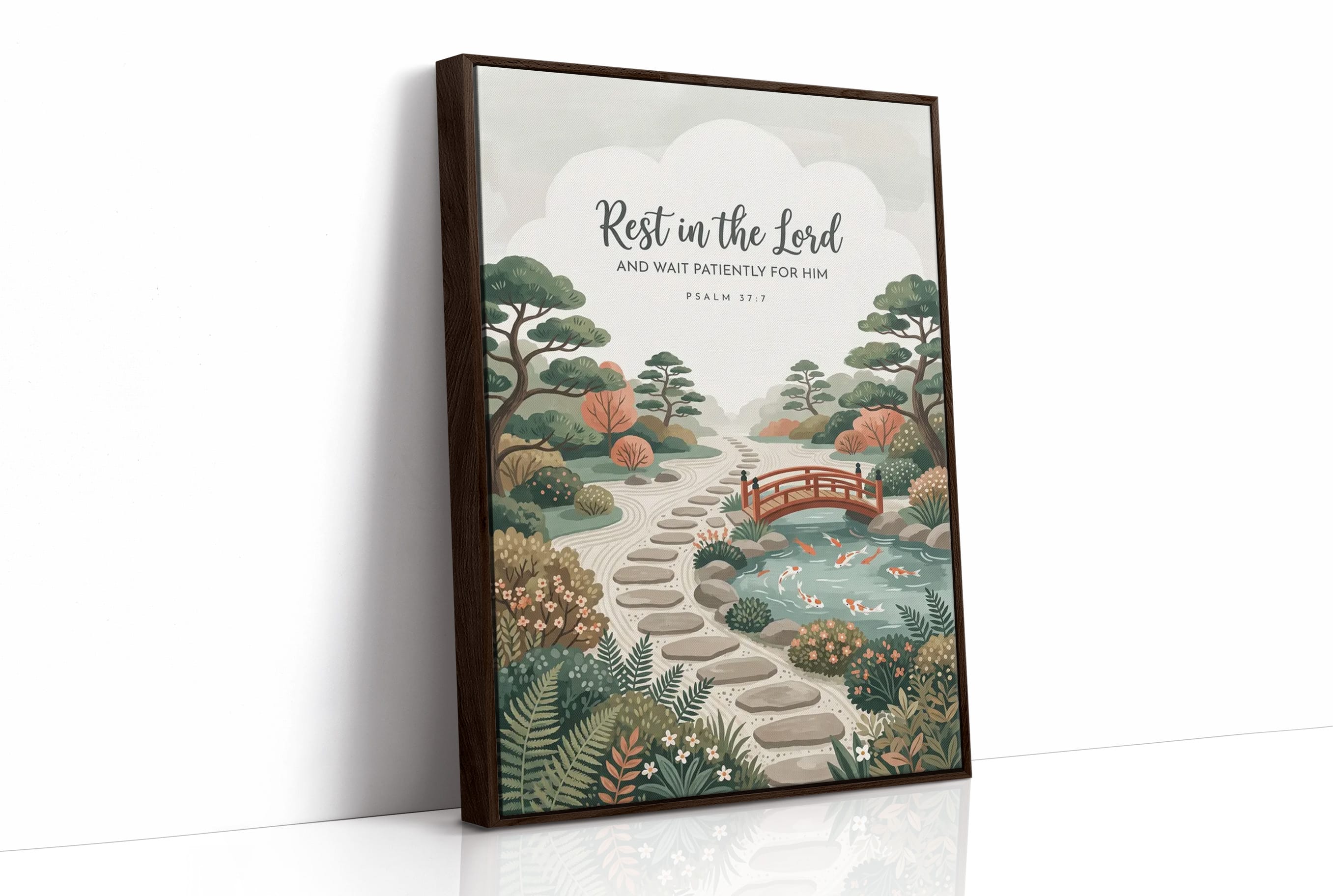 Rest in the Lord: Japanese Zen Garden Bridge
