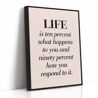 Life Is Ten Percent What Happens To You