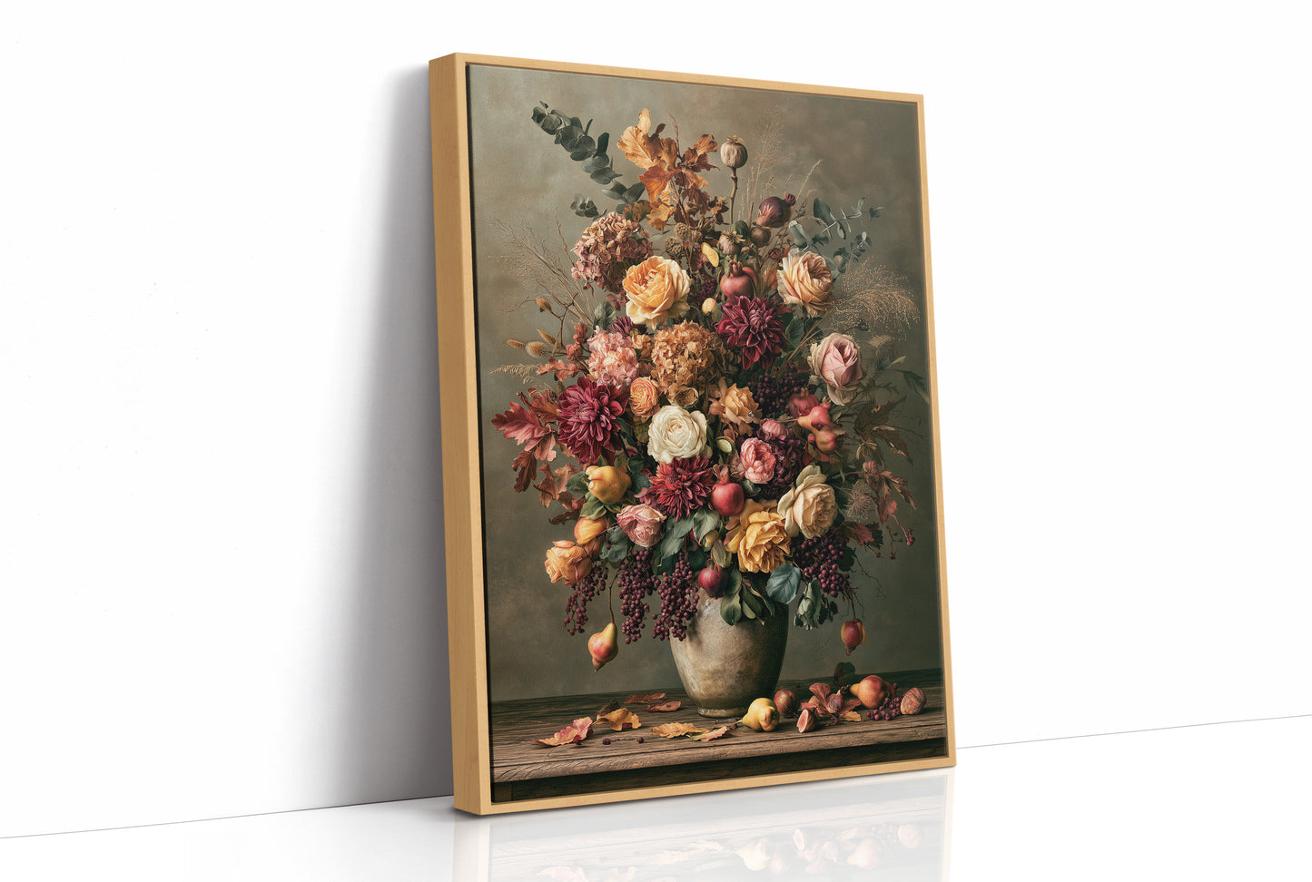 Blush and Burgundy: An Autumn Bouquet in Bloom