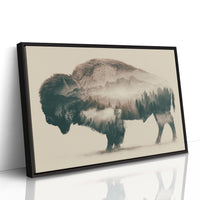 Bison Holds a Forest