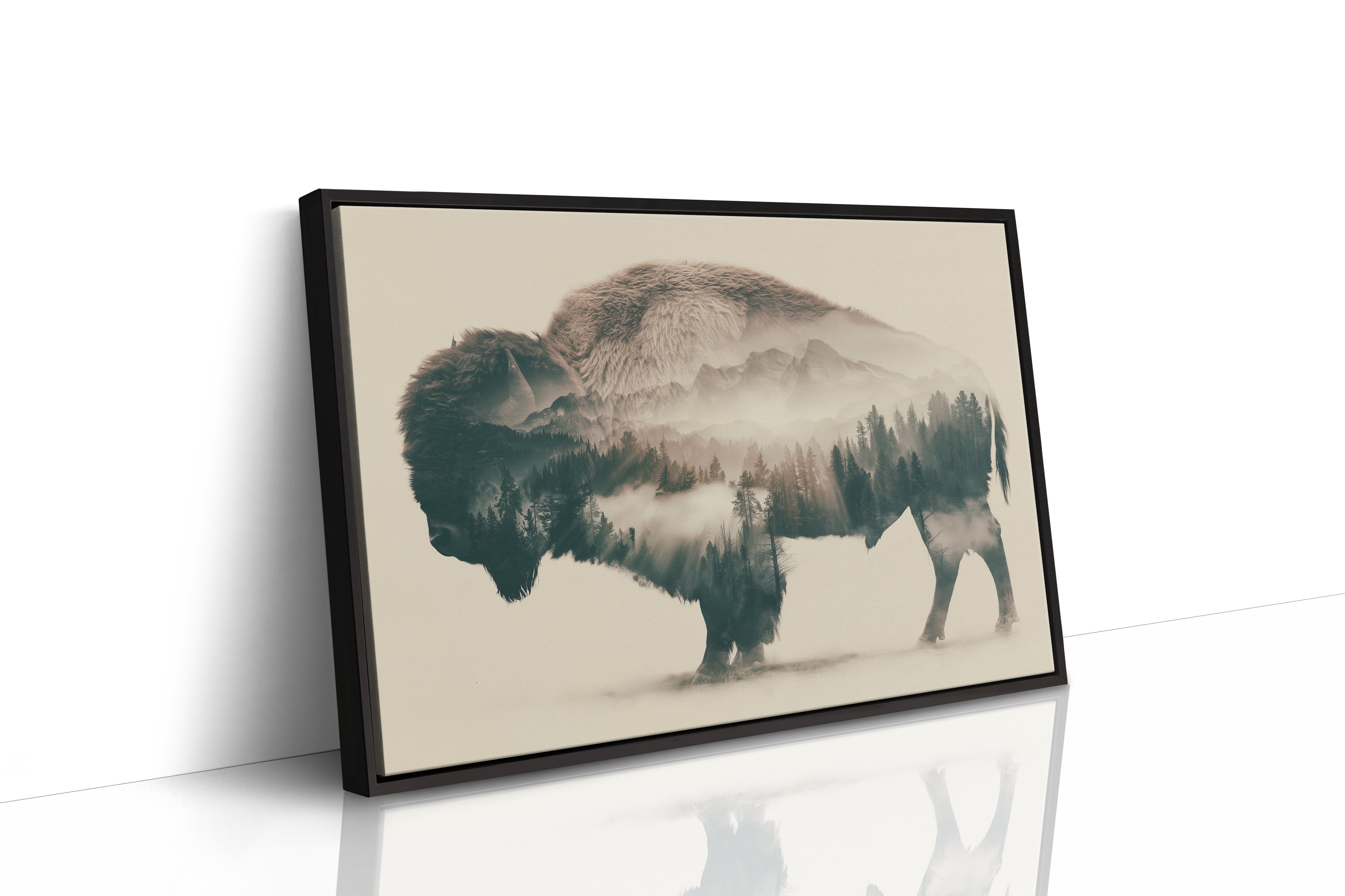Bison Holds a Forest