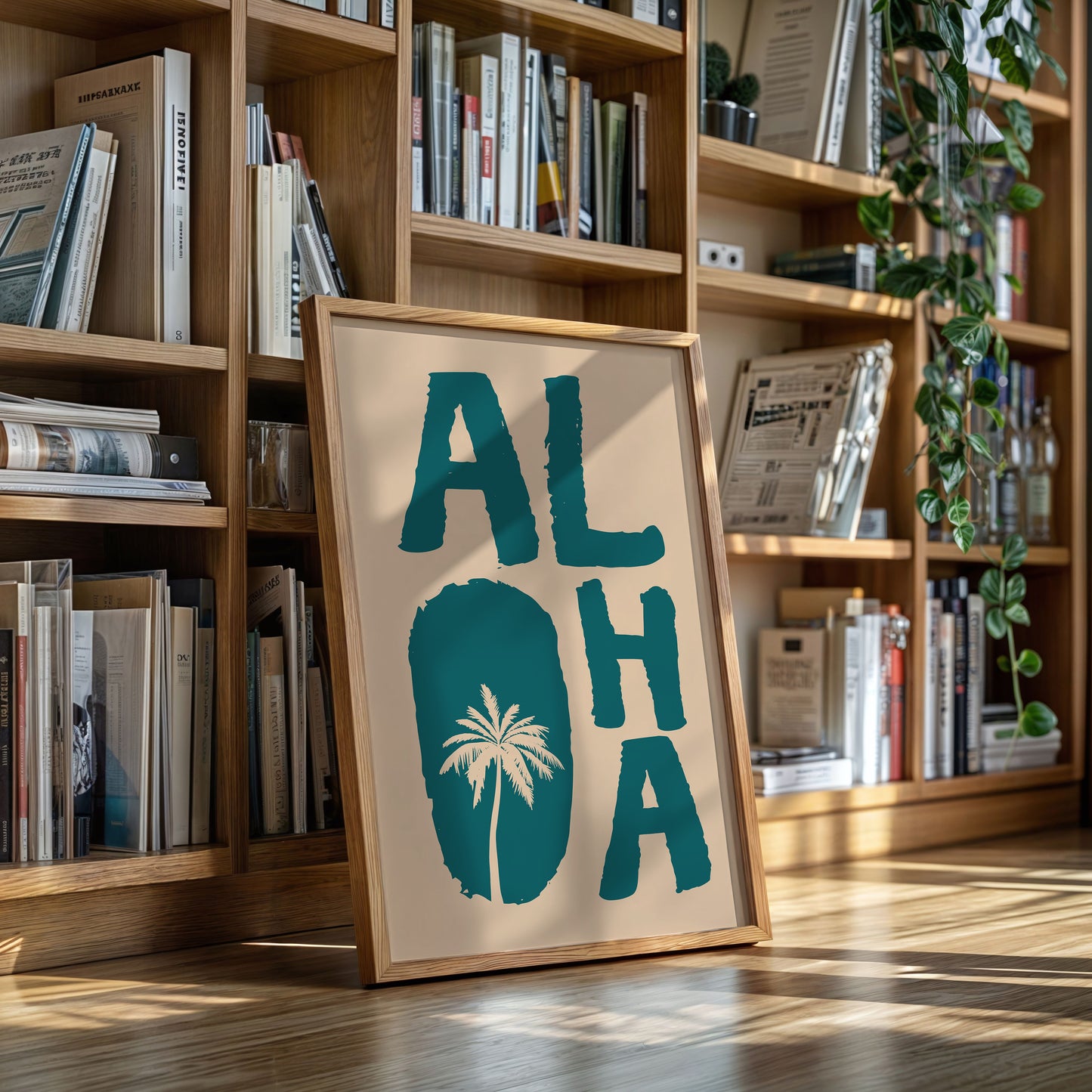 Island Letters Spell Summer Peace