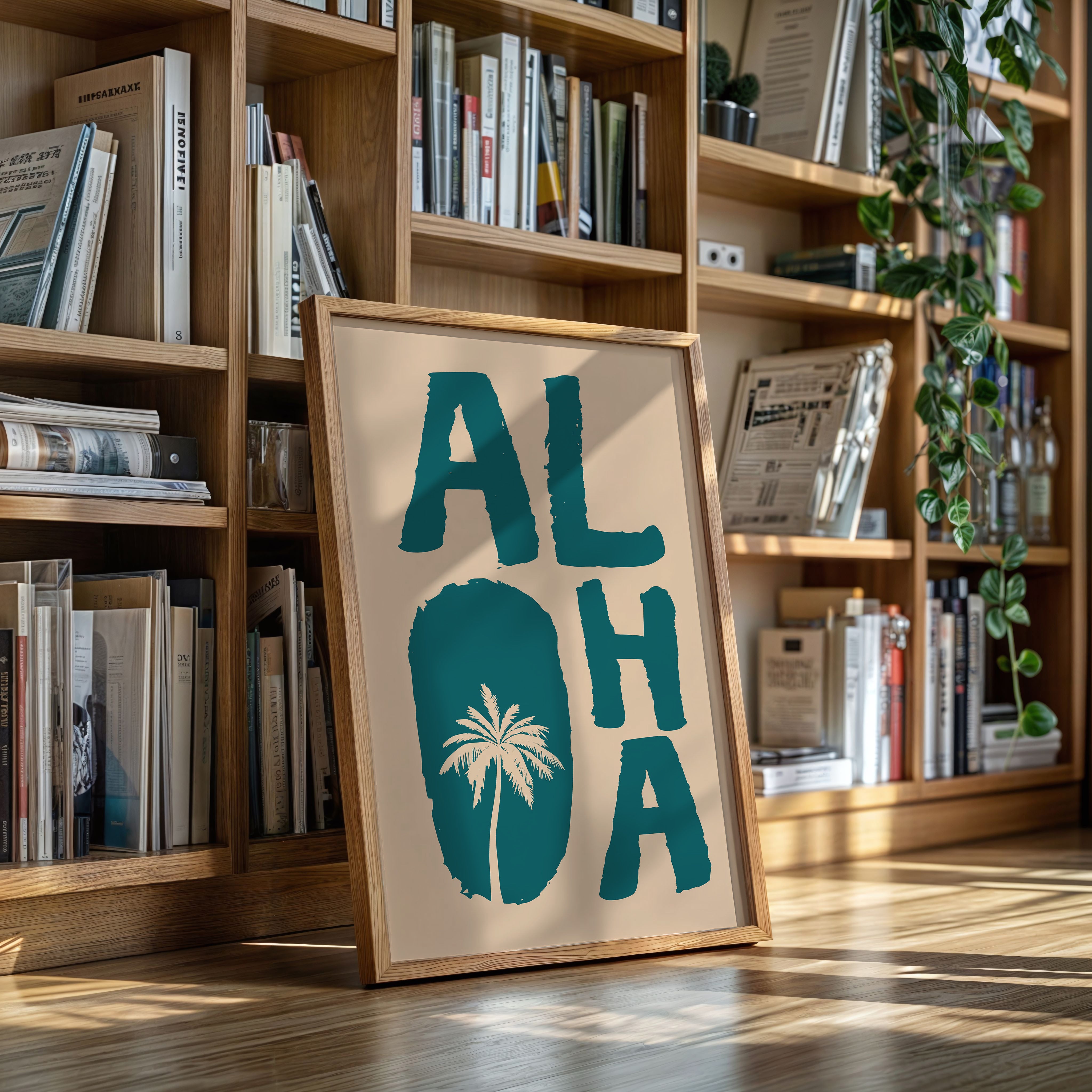 Island Letters Spell Summer Peace