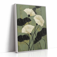 Ivory Petals Dance In Jade