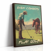 Even Cowboys Play Golf