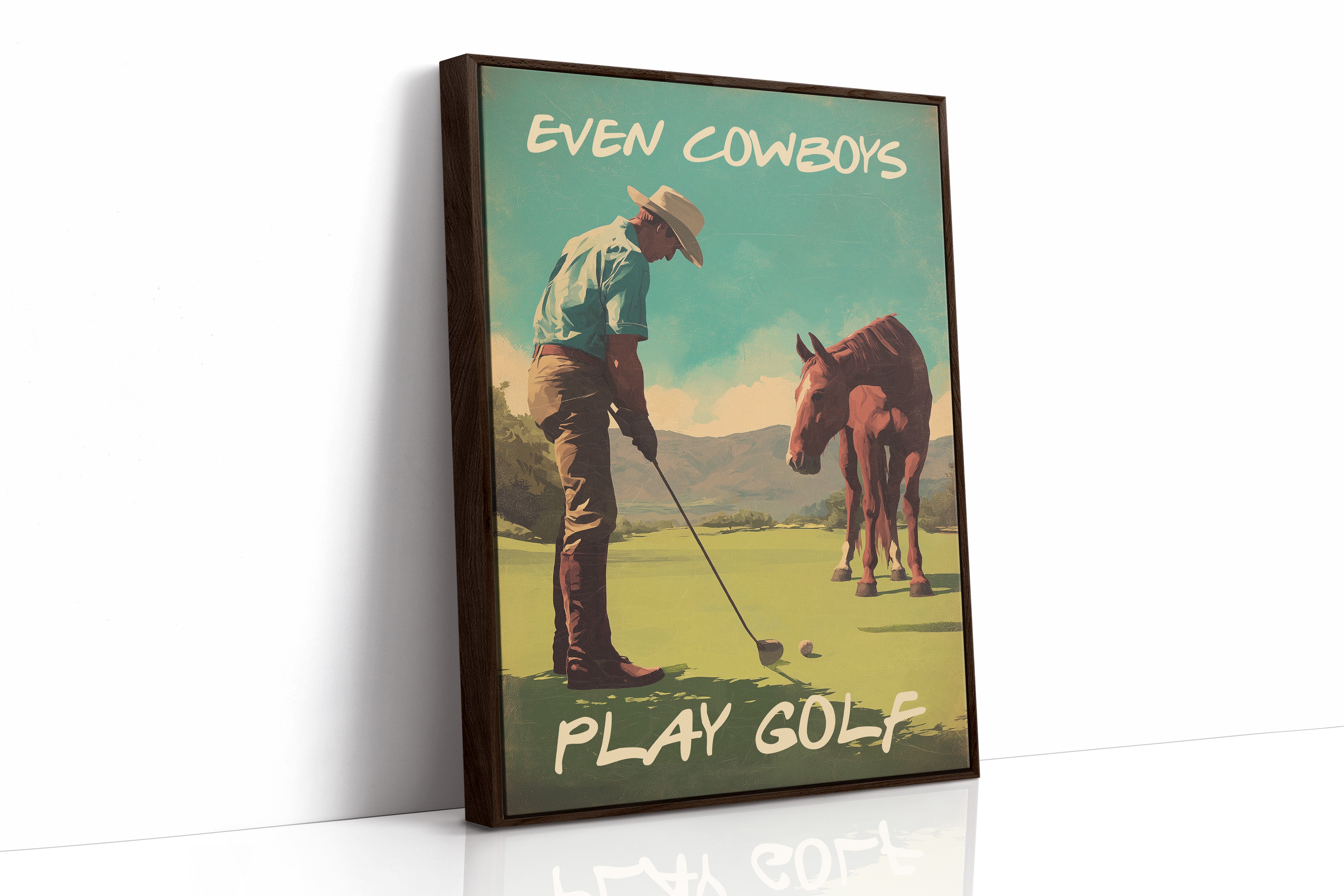 Even Cowboys Play Golf