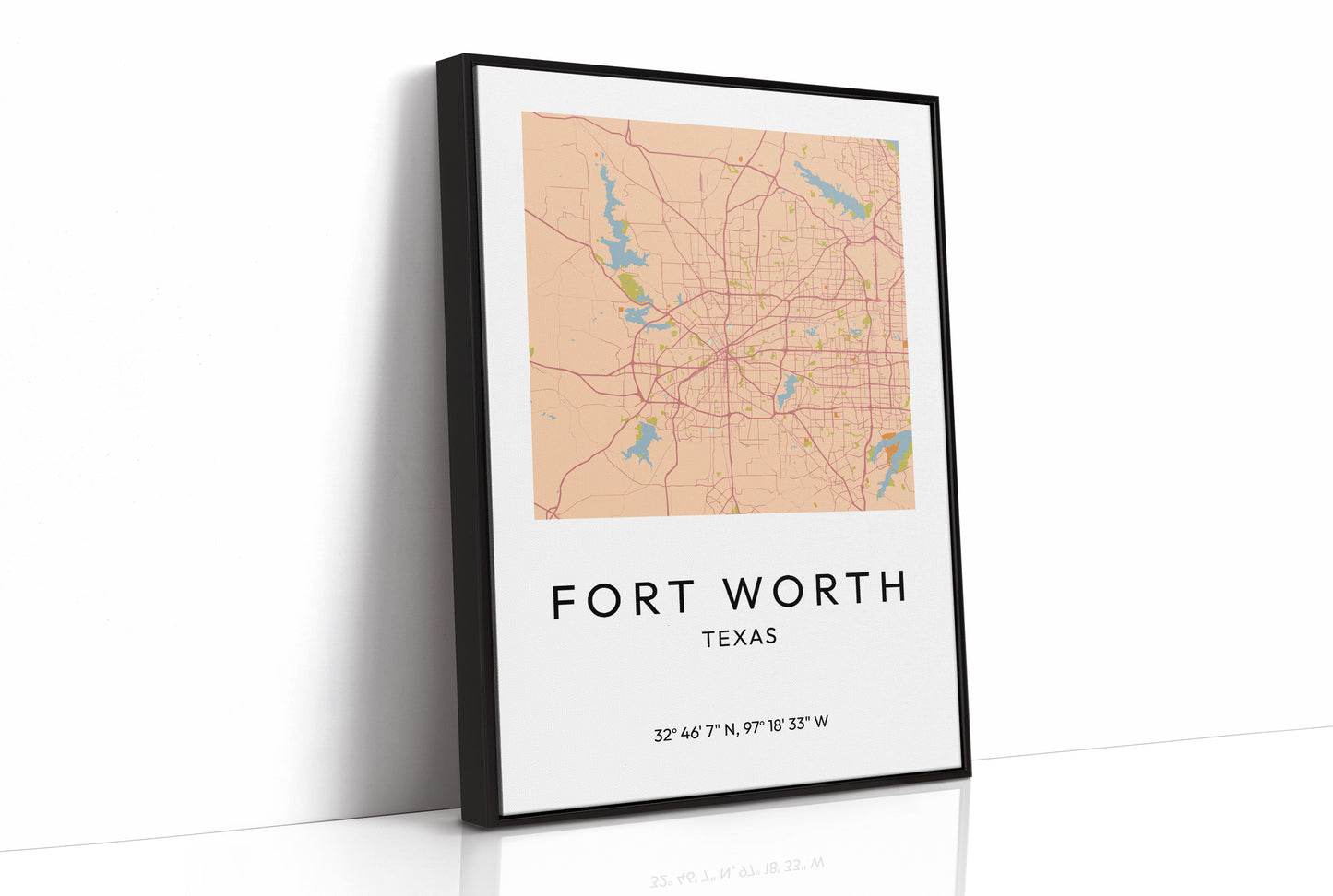 Fort Worth, Mapped in Amber